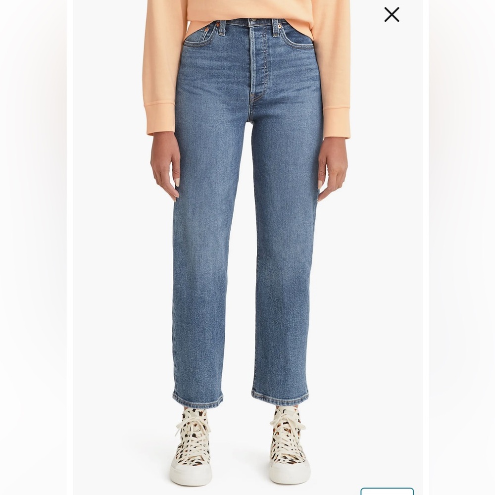 Levi’s Ribcage Straight Ankle Jeans 30x27